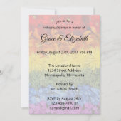 Liebe Liebe Prix Probe Abendessen Einladung (Vorderseite)