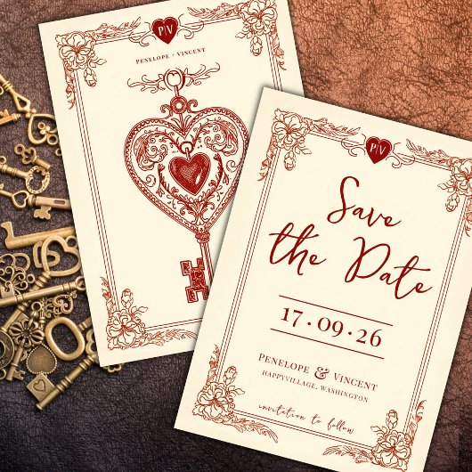 Liebe Liebe Save the Date Einladung