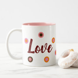 Liebe, Liebe Zweifarbige Tasse