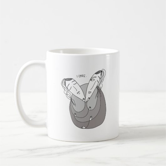 Liebe Liebeshandschuh Kaffeetasse (Links)