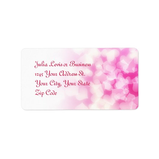 Liebe liebt schöne Adressetiketten (Vorne)