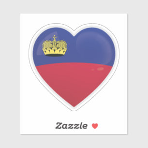Liebe Liechtenstein Aufkleber