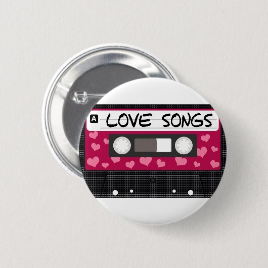 Liebe-Lied-Band Button (Vorne & Hinten)