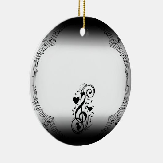 Liebe-Lied Sie Are_ Keramik Ornament (Rechts)