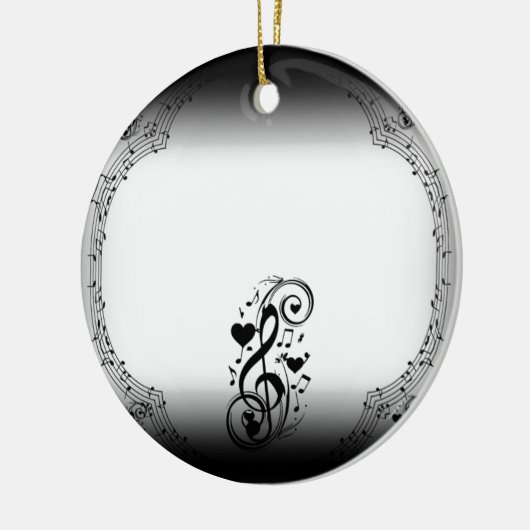 Liebe-Lied Sie Are_ Keramik Ornament (Links)