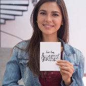 Liebe-Lied, Vögel, die zwischen den musikalischen  Dankeskarte