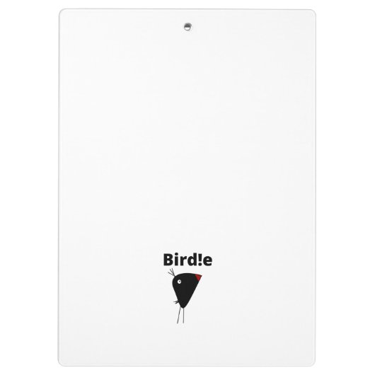 Liebe-Lied, Vögel, die zwischen den musikalischen  Klemmbrett (Rückseite)