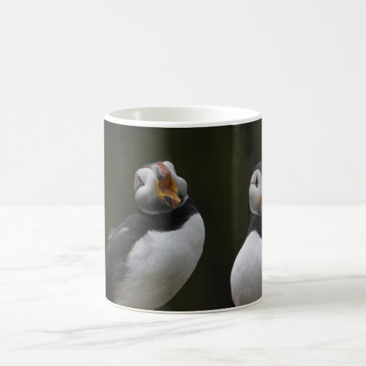 Liebe-LiedPuffins Kaffeetasse (Mittel)