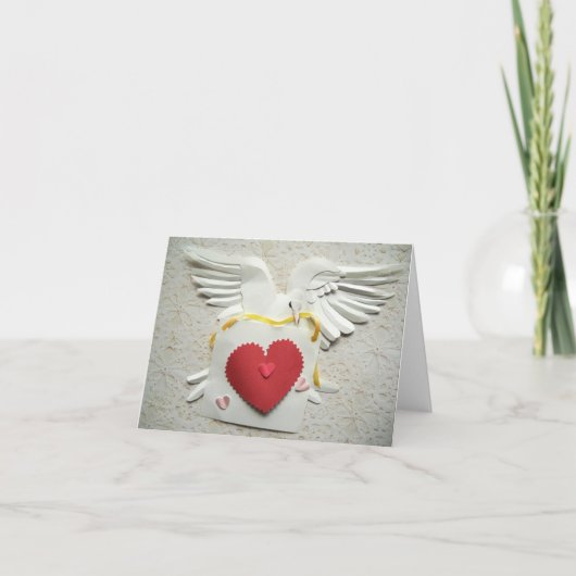 Liebe-Lieferung Feiertagskarte (Vorderseite)