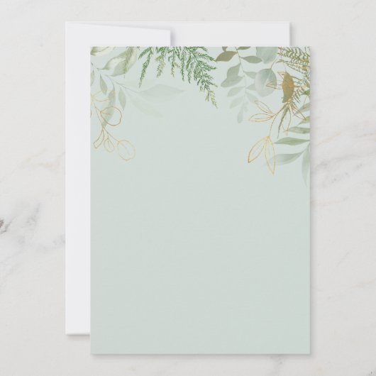 Liebe liegt im Brautparty der Luftfeuchtigkeit Einladung (Rückseite)