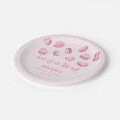 Liebe liegt im Brautparty des Luftwaldes Pappteller (Schrägansicht)