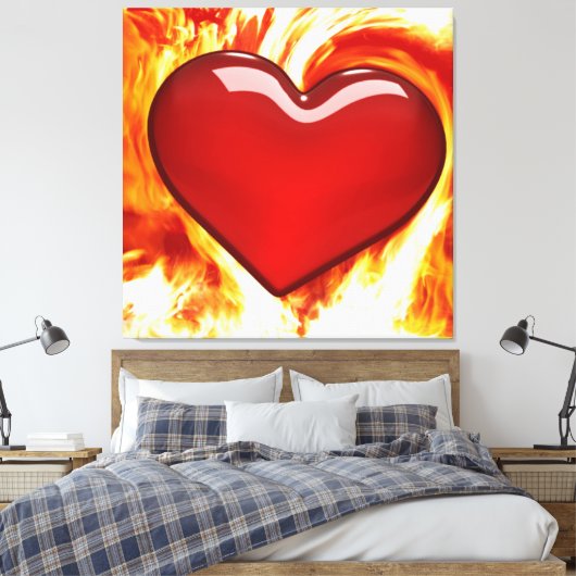 Liebe liegt in der Luft 1. Leinwanddruck (Insitu (Schlafzimmer))