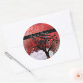 Liebe liegt in der Luft...Änderung Ihres bevorzugt Runder Aufkleber (Umschlag)