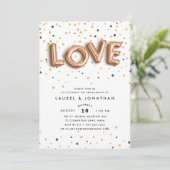 Liebe liegt in der Luft | Einladung der Interessen (Stehend Vorderseite)