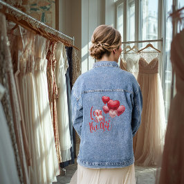 Liebe liegt in der Luft Jeansjacke