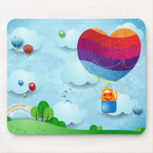 Liebe liegt in der Luft Mousepad (Vorne)