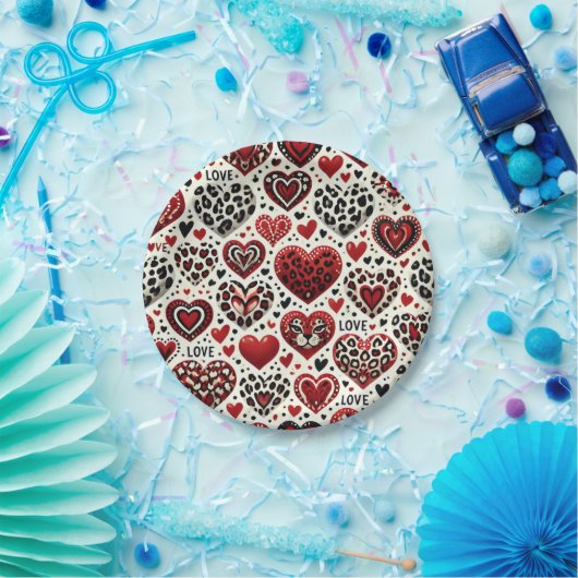 Liebe liegt in der Luft Pappteller (Party)