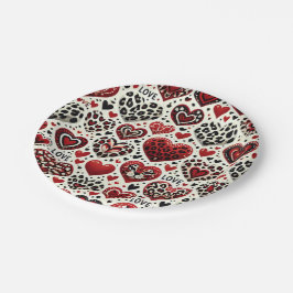 Liebe liegt in der Luft Pappteller