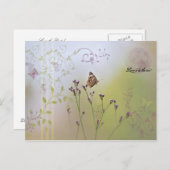 Liebe liegt in der Luft! Postkarte (Vorne/Hinten)