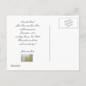 Liebe liegt in der Luft! Postkarte (Rückseite)