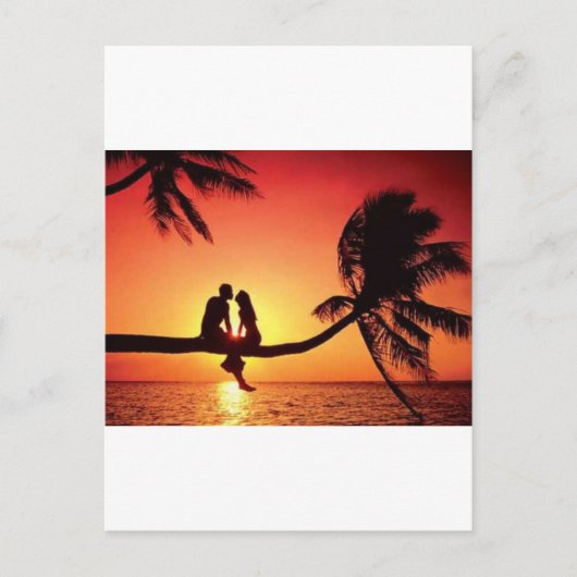 Liebe liegt in der Luft Postkarte (Vorderseite)