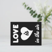 Liebe liegt in der Luft Postkarte (Stehend Vorderseite)
