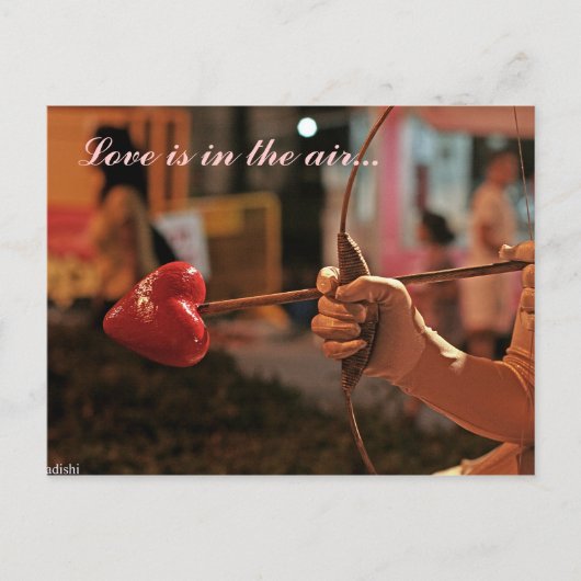 Liebe liegt in der Luft Postkarte (Vorderseite)