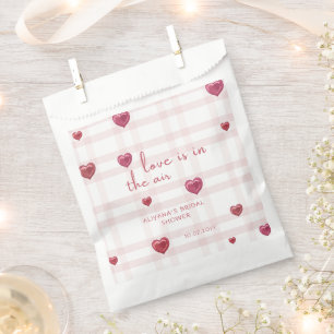 Liebe liegt in der Luft Rote-Herzen-Junggesellinne Geschenktütchen