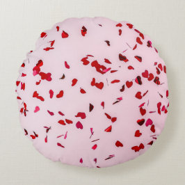 Liebe liegt in der Luft Rundes Kissen