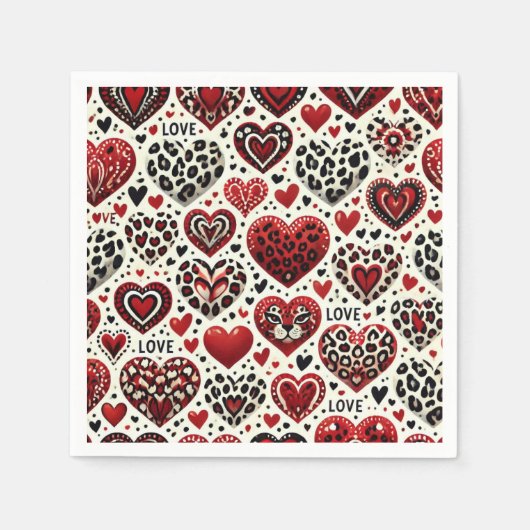 Liebe liegt in der Luft Serviette (Vorderseite)