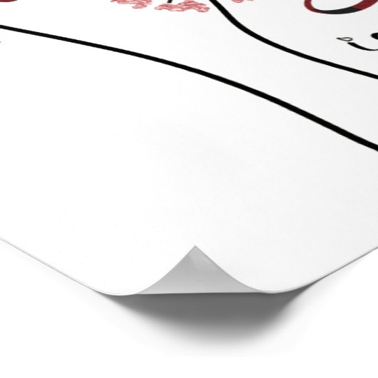 Liebe liegt in der Luft | Valentingeschenk | Urlau Poster (Ecke)