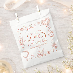 Liebe liegt in der Luft Valentinstag Brautparty Geschenktütchen