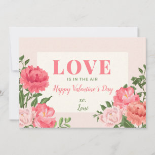 Liebe liegt in der Luft Valentinstagskarte Feiertagskarte