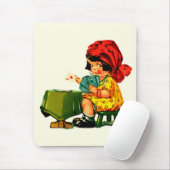 Liebe liegt in der Luft. Vintage Kunst Mousepad (Mit Mouse)