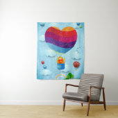 Liebe liegt in der Luft Wandteppich (Beispiel)