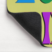 Liebe LIFE ~ anpassbare christliche Nachricht Mousepad (Ecke)