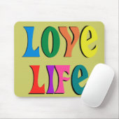 Liebe LIFE ~ anpassbare christliche Nachricht Mousepad (Mit Mouse)