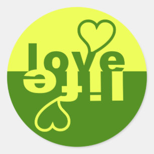 Liebe Life Aufkleber