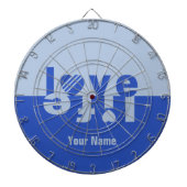 LIEBE LIFE-benutzerdefiniertes Dartboard Dartscheibe (vorne)