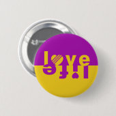 LIEBE LIFE BUTTON (Vorne & Hinten)