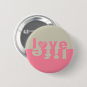 LIEBE LIFE BUTTON (Vorne & Hinten)