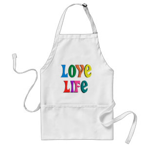 Liebe LIFE! individuell anpassbare christliche Nac Schürze