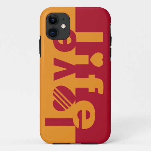 LIEBE LIFE iPhone Fälle Case-Mate iPhone Hülle (Rückseite)