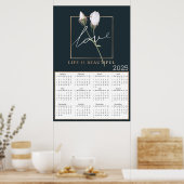 Liebe Life is Beautiful Rose Buds 2025 Kalender Poster (Küche)