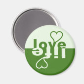 Liebe Life-Magnet Magnet (Vorderseite/Rückseite)
