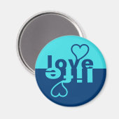 Liebe Life-Magnet Magnet (Vorderseite/Rückseite)