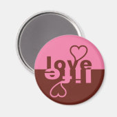 Liebe Life-Magnet Magnet (Vorderseite/Rückseite)