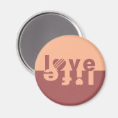 LIEBE-LIFE-Magnete Magnet (Vorderseite/Rückseite)