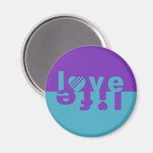 LIEBE-LIFE-Magnete Magnet (Vorderseite/Rückseite)