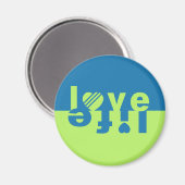 LIEBE-LIFE-Magnete Magnet (Vorderseite/Rückseite)